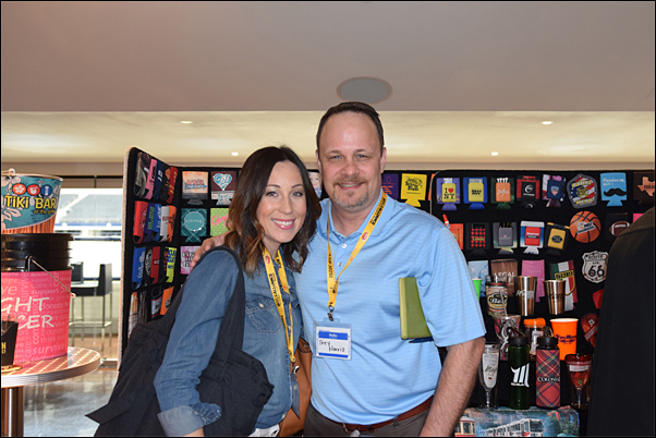 Kristen Dowling and Trey Norris, both of Bob Lilly Promotions, attended the MLR Alliance event with their buyers.